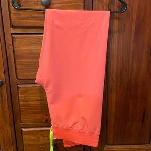 Limited edition Figs Hot Coral Livingston pants